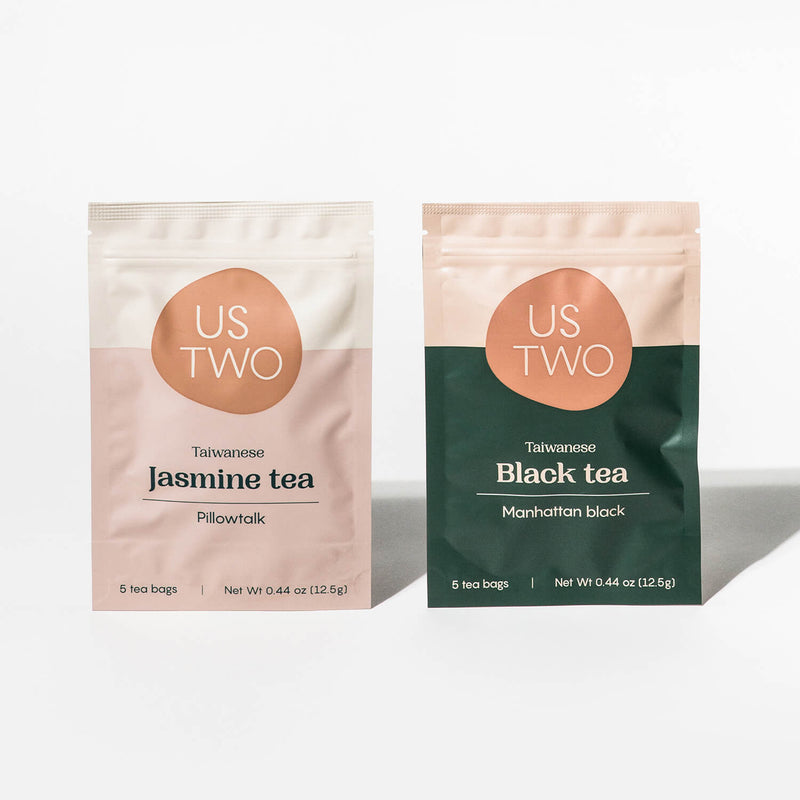 The Day & Night: Black Tea and Jasmine Tea